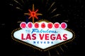 Welcome to Fabulous Las Vegas sign Royalty Free Stock Photo