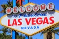 Welcome to Fabulous Las Vegas sign, Nevada Royalty Free Stock Photo