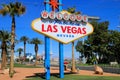 Welcome to Fabulous Las Vegas sign, Nevada Royalty Free Stock Photo