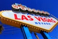 Welcome to Fabulous Las Vegas sign, Nevada Royalty Free Stock Photo