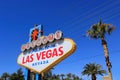 Welcome to Fabulous Las Vegas sign, Nevada Royalty Free Stock Photo