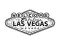 Welcome to Fabulous Las Vegas sign sketch vector