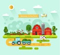 Welcome to the Farm! Royalty Free Stock Photo