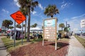 Welcome to Flagler Beach sign at Veterans Park