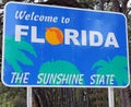 Welcome to Florida Royalty Free Stock Photo
