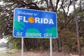 Welcome to Florida Royalty Free Stock Photo