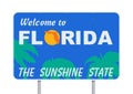 Welcome to Florida Royalty Free Stock Photo