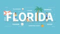 Welcome to Florida. Royalty Free Stock Photo