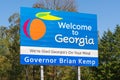 Welcome to Georgia Roadside Sign