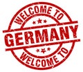 welcome to Germany stamp