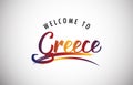 Welcome to Grece Royalty Free Stock Photo