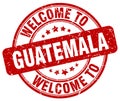 welcome to Guatemala stamp