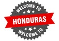 welcome to Honduras. Welcome to Honduras isolated sticker.