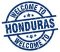 welcome to Honduras stamp