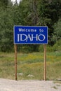 Welcome to Idaho Royalty Free Stock Photo