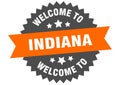 welcome to Indiana. Welcome to Indiana isolated sticker.