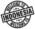 welcome to Indonesia stamp