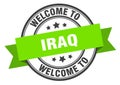 welcome to Iraq. Welcome to Iraq isolated stamp.