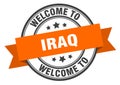 welcome to Iraq. Welcome to Iraq isolated stamp.