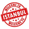 Welcome to Istanbul vector stamp