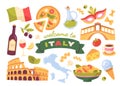 Welcome to Italy sticker set