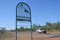 Welcome to Jabiru town sign Kakadu National Park Northern Territory Australia Royalty Free Stock Photo