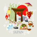 Welcome to Japan japanese culture Royalty Free Stock Photo