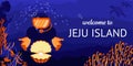 Welcome to jeju island Royalty Free Stock Photo