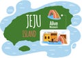 Welcome to Jeju island in South Korea with nature and architecture. Alive museum city landmark