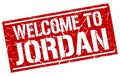 welcome to Jordan stamp