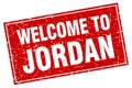 welcome to Jordan stamp