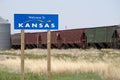 Welcome to Kansas Royalty Free Stock Photo