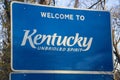 Welcome to Kentucky Royalty Free Stock Photo