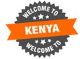 welcome to Kenya. Welcome to Kenya isolated sticker.