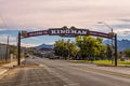 Welcome to Kingman downtown street sign located on historic route 66