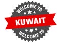 welcome to Kuwait. Welcome to Kuwait isolated sticker.