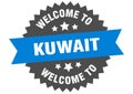 welcome to Kuwait. Welcome to Kuwait isolated sticker.