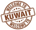 welcome to Kuwait stamp