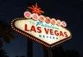 Welcome To Las Vegas Royalty Free Stock Photo