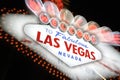 Welcome to Las Vegas Neon Sign, Nevada, USA Royalty Free Stock Photo