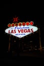 Welcome to Las Vegas neon sign