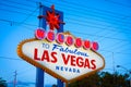 The Welcome to Las Vegas sign