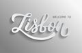 Lisbon hand lettering