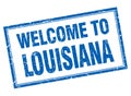 welcome to Louisiana stamp
