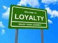 Welcome to loyalty sign