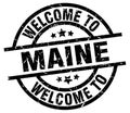 welcome to Maine stamp