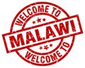 welcome to Malawi stamp