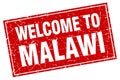 welcome to Malawi stamp