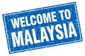 welcome to Malaysia stamp