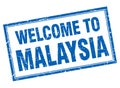 welcome to Malaysia stamp